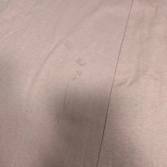 Vtg LAND'S END Maxi Skirt 100% Cotton Knit Elastic Waist Pockets Pink Sz ST USA - Picture 9 of 9